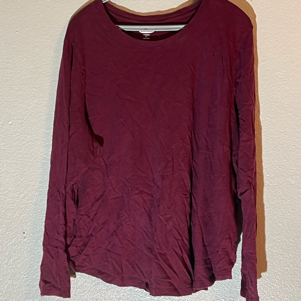 Women’s red long sleeve